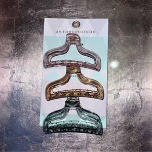 Anthropologie hair clip set